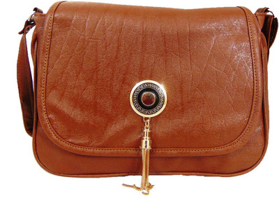 

Estoss Women Casual Brown PU Sling Bag