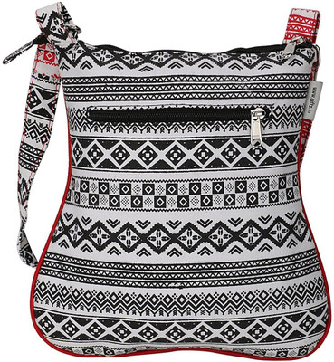 

Elitto Women Casual Multicolor Cotton Sling Bag