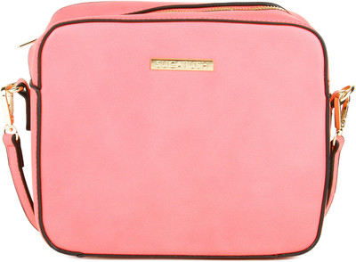 

SUGARUSH Women Casual Pink PU Sling Bag