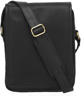 

Primo World Men & Women Formal Black Genuine Leather Sling Bag