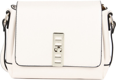 

SUGARUSH Women Casual Beige PU Sling Bag