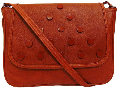 

Estoss Women Casual Brown PU Sling Bag