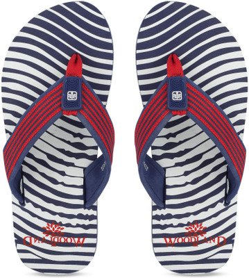

Woodland Flip Flops, Blue/white