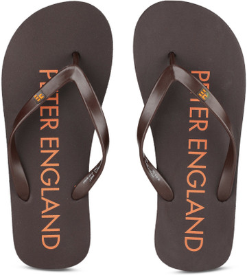 

Peter England PE Flip Flops, Brown