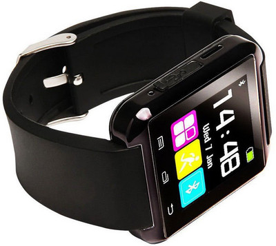 

MOBILE FIT Mobe Link U8 BLACK Smartwatch(Black Strap FREE SIZE)