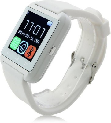 

MOBILE FIT Bluetooth Inteligente White Smartwatch(White Strap Regular) Black Smartwatch(White Strap FREE SIZE)