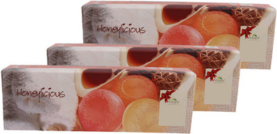 

Anuspa Herbal Honeylicious Gift Set - Exclusive translucent Bathing soaps 100 gm each containing pure honey and glycerine Set of(100 g, Pack of 3)