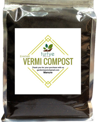 

Turtye Enriched VermiCompost 5 Kg's for Home Gardening Plants - Organic Fertilizer Soil Manure(5 kg Powder)