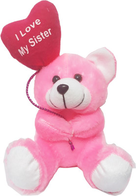 

ME&YOU Return Gift for Sister, Teddy Rakhi Gift, Bhaidooj Gift, Birthday Gift, Anniversary Gift for Sister IZ18TILMYSIS-001 - 10 inch(Pink)