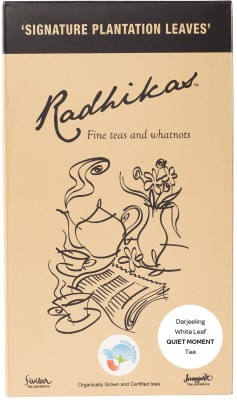 

Radhikas Fine Teas and Whatnots Darjeeling White Leaf QUIET MOMENT Tea White Tea Box(100 g)