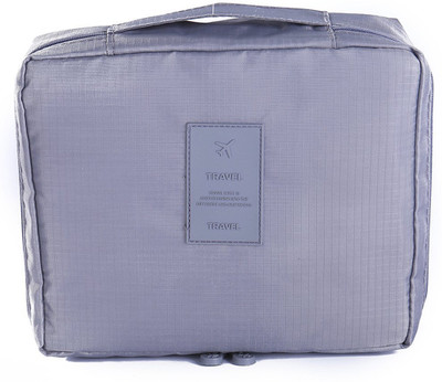 

House of Quirk Cosmetic Pouch(Grey)