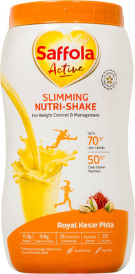 

Saffola Active Royal Kesar Pista Slimming Nutri-shake(400 g)
