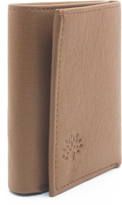 Tony Brown Men Tan Genuine Leather Wallet(4 Card Slots)