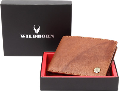 

WildHorn Men Brown Genuine Leather Wallet(5 Card Slots)