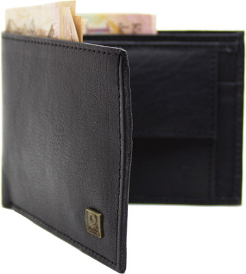 

Tony Brown Men Black Genuine Leather Wallet(4 Card Slots)