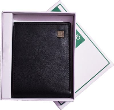 

Tony Brown Men Black Genuine Leather Wallet(4 Card Slots)