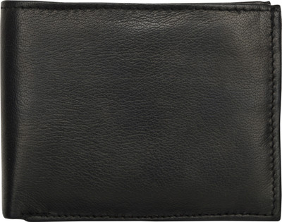 

Aspen Leather Men Black Genuine Leather Wallet(10 Card Slots)