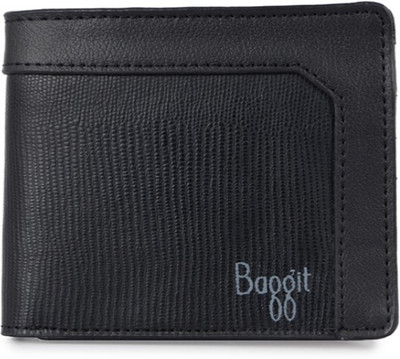 

Baggit Men Black Artificial Leather Wallet(6 Card Slots)