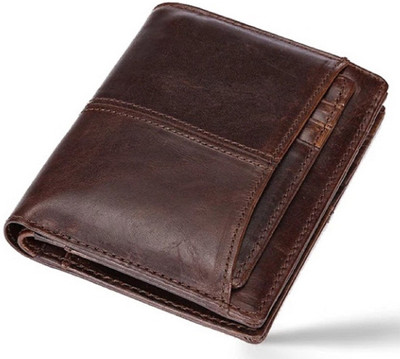 

lusso pelle Men Brown Artificial Leather Wallet(13 Card Slots)