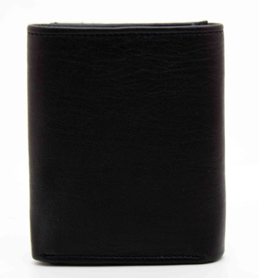

NieTz Men Black Genuine Leather Wallet(4 Card Slots)