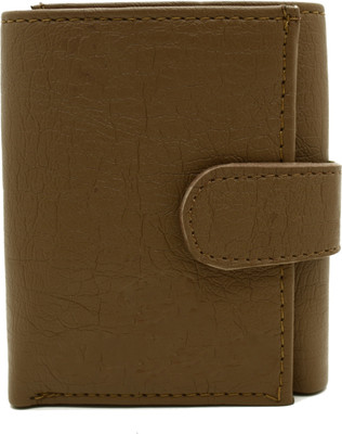 

NieTz Men Tan Genuine Leather Wallet(4 Card Slots)