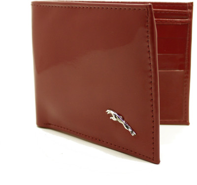 

NieTz Men Red Genuine Leather Wallet(4 Card Slots)