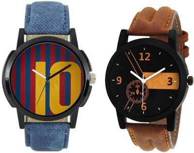 

Rage Enterprise New Designer Re-123 Leather Belt Set Of 2 Boys Watch - For Men