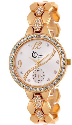 

shunya Golden Metal Strap Watch - For Women