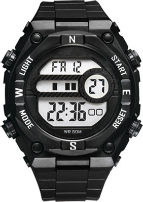 

DIRAY QDR307G-Black Super-Z Dial Series Digital Chronograph and Alarm Function Watch - For Men