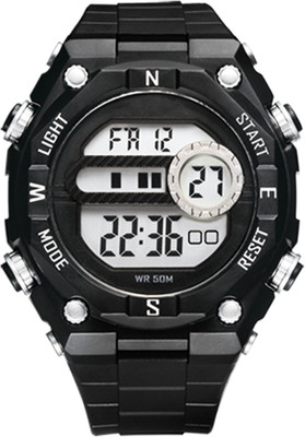 

DIRAY QDR307G-Silver Super-Z Dial Series Digital Chronograph and Alarm Function Watch - For Men