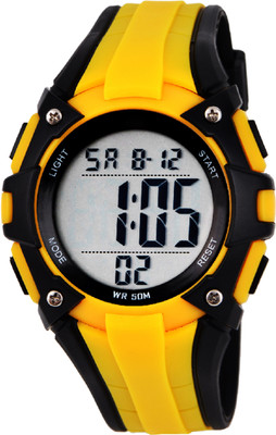 

DIRAY QDR311G-Yellow Beach COOL Color Digital Chronograph and Alarm Function Watch - For Men