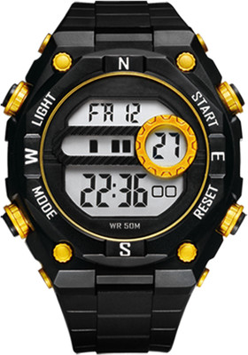 

DIRAY QDR307G-Yellow Super-Z Dial Series Digital Chronograph and Alarm Function Watch - For Men