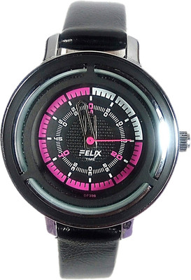 

FELIX LADIES STEEL LEATHER STRAP WATCH Watch - For Women