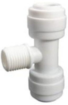 

Pooja Trendz 2 Pcs RO Male Branch Tee Connector Suited for all type of RO Models-3/8 x 3/8 x 3/8 Solid Filter Cartridge(0.5, Pack of 1)