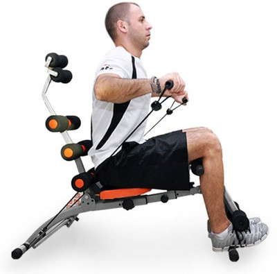 

Everything Imported Six Packs Abs Builder For Band Exercises for the Chest Ab Exerciser(Orange, Black), Black;orange