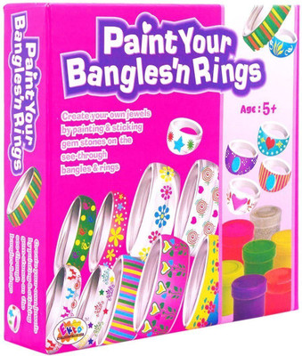 

Gauravshopo Creative Ekta Paint Your Bangles N Rings for Girls