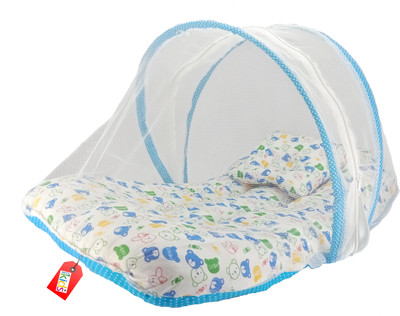 

Anmol Kids International Premium Sky Teddy Printed Premium Skin Friendly Well Cushioned 03 Baby Bed Crib(Fabric, Multicolor)