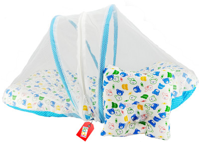 

Anmol Kids International Premium Sky Teddy Printed Premium Skin Friendly Well Cushioned 02 Baby Bed Crib(Fabric, Multicolor)