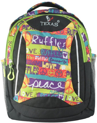 

Texas USA Exclusive Imported Designer BackPack 29 L Backpack(Black, Green), Multicolor