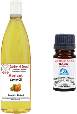 

Gardens Of Aroma Apricot Carrier Oil And Aqua Essential Oil(210 ml)