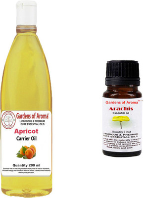 

Gardens Of Aroma Apricot Carrier Oil And Arachis Essential Oil(210 ml)