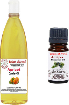 

Gardens Of Aroma Apricot Carrier Oil And Juniper Essential Oil(210 ml)