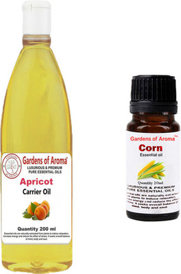 

Gardens Of Aroma Apricot Carrier Oil And Corn Essential Oil(210 ml)