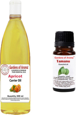 

Gardens Of Aroma Apricot Carrier Oil And Tamanu Essential Oil(210 ml)