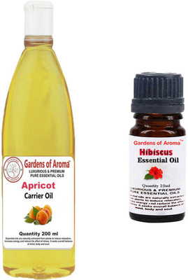 

Gardens Of Aroma Apricot Carrier Oil And Hibiscus Essential Oil(210 ml)