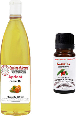 

Gardens Of Aroma Apricot Carrier Oil And Katuvira Essential Oil(210 ml)