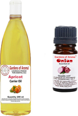 

Gardens Of Aroma Apricot Carrier Oil And Onion Essential Oil(210 ml)
