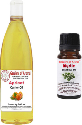 

Gardens Of Aroma Apricot Carrier Oil And Myrtle Essential Oil(210 ml)