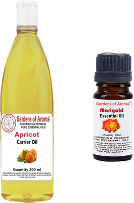 

Gardens Of Aroma Apricot Carrier Oil And Marigold Essential Oil(210 ml)