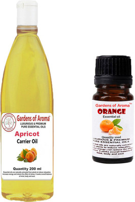 

Gardens Of Aroma Apricot Carrier Oil And Orange Essential Oil(210 ml)